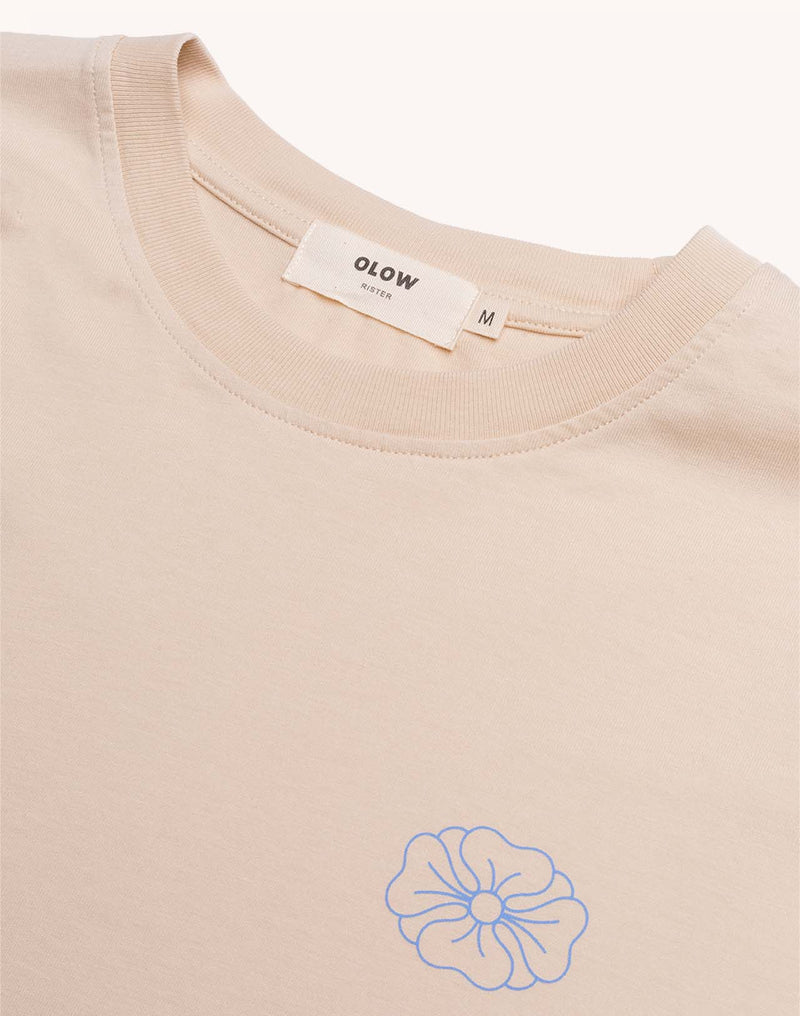 T-Shirt Awake Crème en coton bio GOTS – OLOW