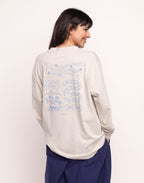 T-Shirt Manches longues Awake Gris Perle en coton bio GOTS – OLOW