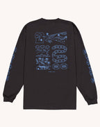 T-Shirt Manches longues Awake Noir Carbone en coton bio GOTS – OLOW