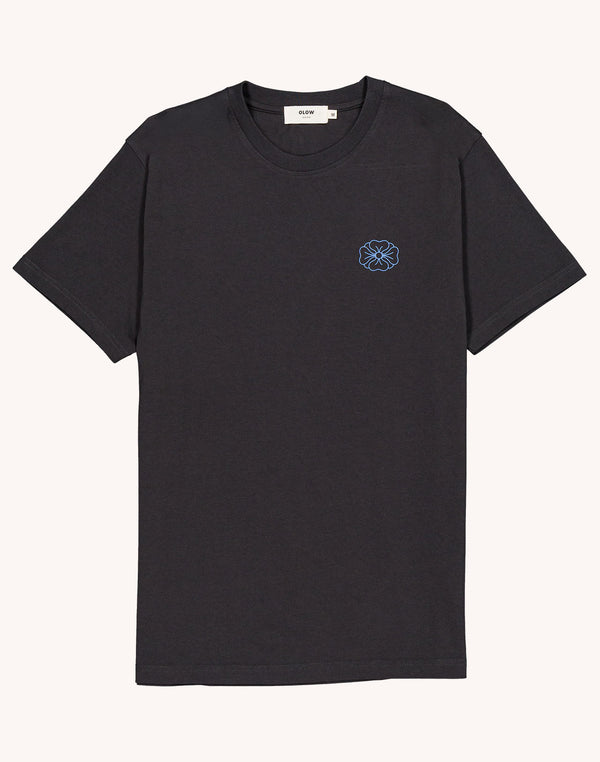 T-Shirt Awake Noir Carbone en coton bio GOTS – OLOW