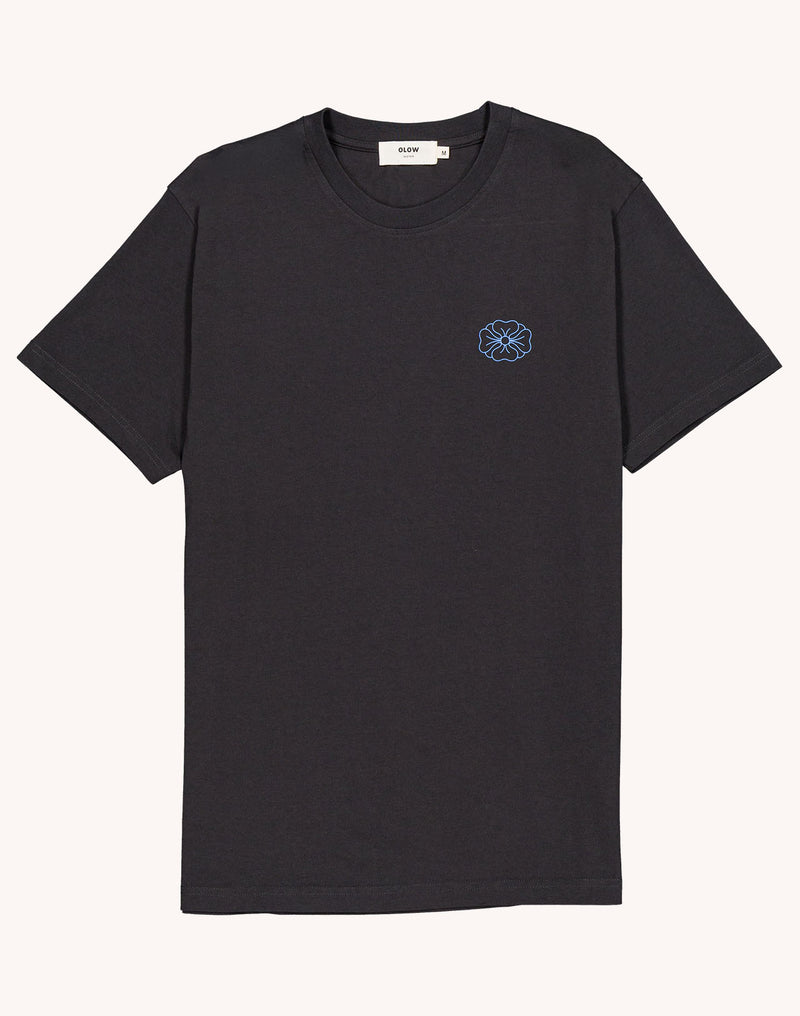 T-Shirt Awake Noir Carbone en coton bio GOTS – OLOW