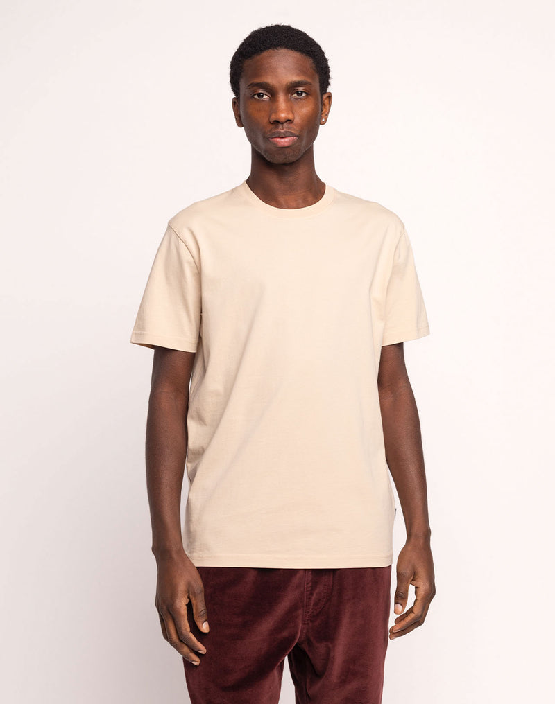 T-Shirt Basico Crème en coton bio GOTS – OLOW