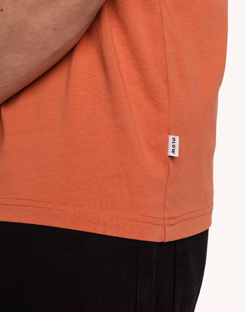 T-Shirt Basico Mandarine en coton bio GOTS – OLOW