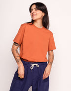 T-Shirt Basico Mandarine en coton bio GOTS – OLOW