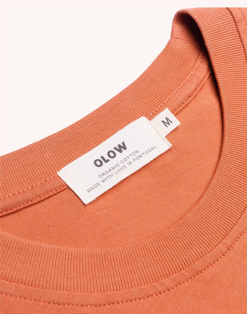 T-Shirt Basico Mandarine en coton bio GOTS – OLOW