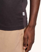 T-Shirt Basico Noir Carbone en coton bio GOTS – OLOW
