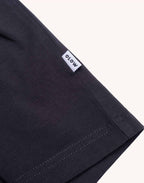 T-Shirt Basico Noir Carbone en coton bio GOTS – OLOW