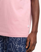 T-Shirt Basico Rose Lila en coton bio GOTS – OLOW