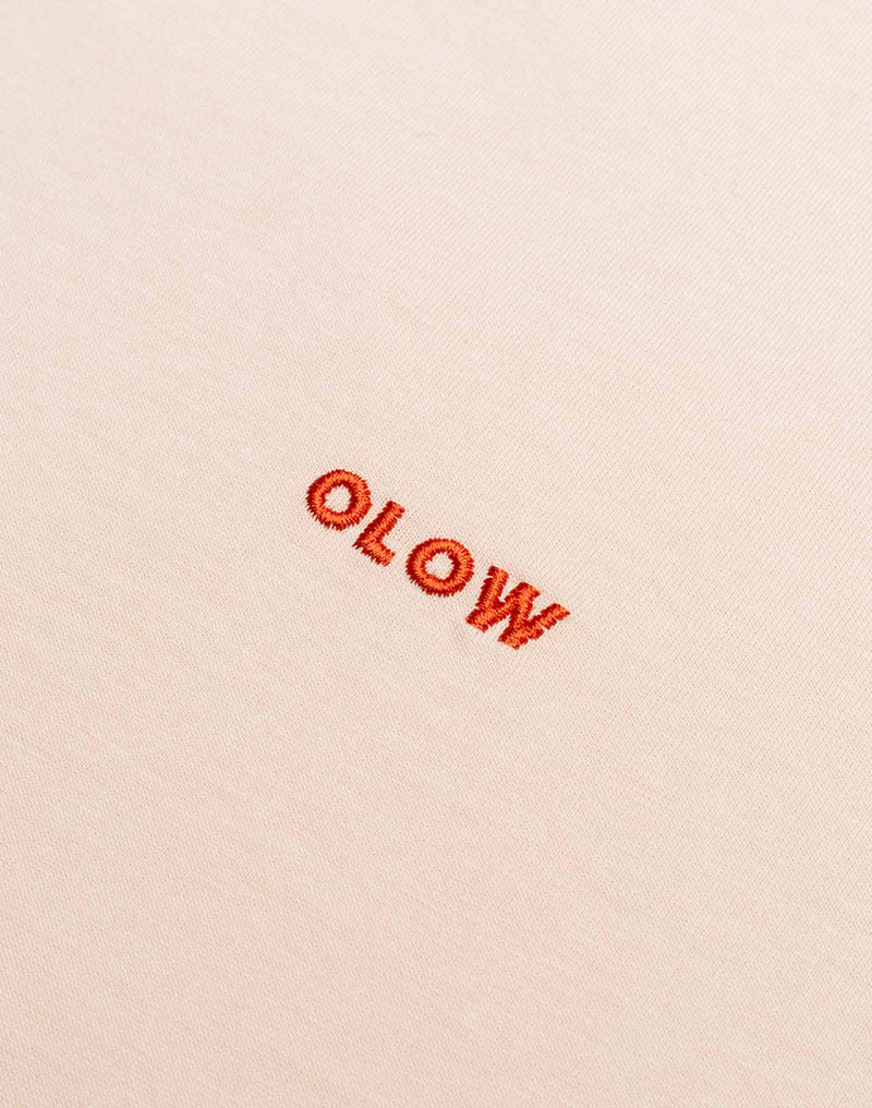 T-Shirt Creative Studio Crème en coton bio GOTS – OLOW