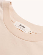 T-Shirt Creative Studio Crème en coton bio GOTS – OLOW