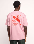 T-Shirt Creative Studio Rose Lila en coton bio GOTS – OLOW