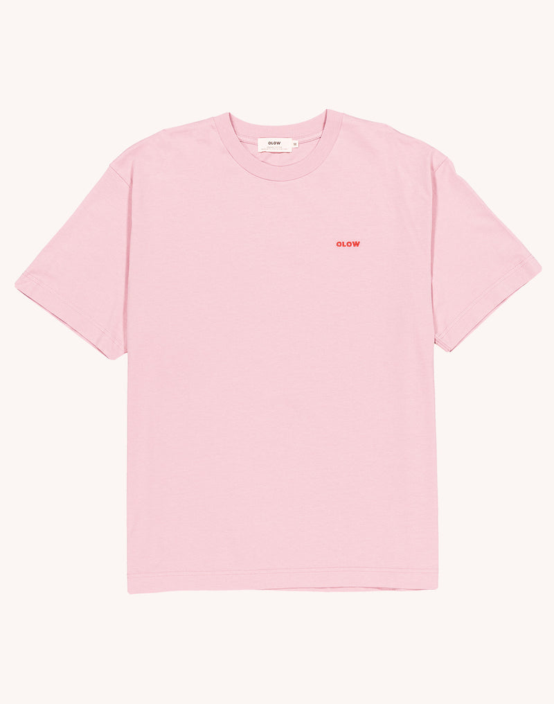T-Shirt Creative Studio Rose Lila en coton bio GOTS – OLOW