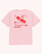 T-Shirt Creative Studio Rose Lila en coton bio GOTS – OLOW