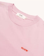 T-Shirt Creative Studio Rose Lila en coton bio GOTS – OLOW