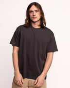 T-Shirt Cruising Noir Carbone en coton bio GOTS – OLOW