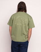 T-Shirt Cruising Vert Sauge en coton bio GOTS – OLOW