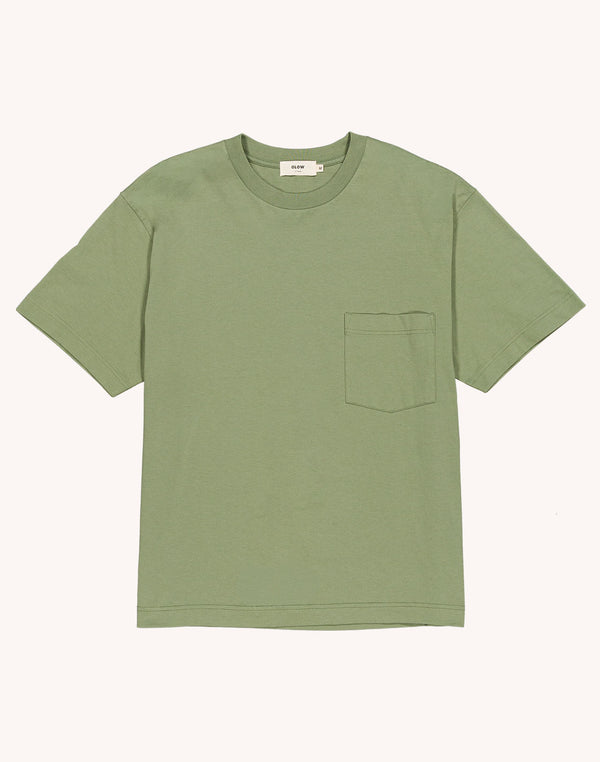 T-Shirt Cruising Vert Sauge en coton bio GOTS – OLOW