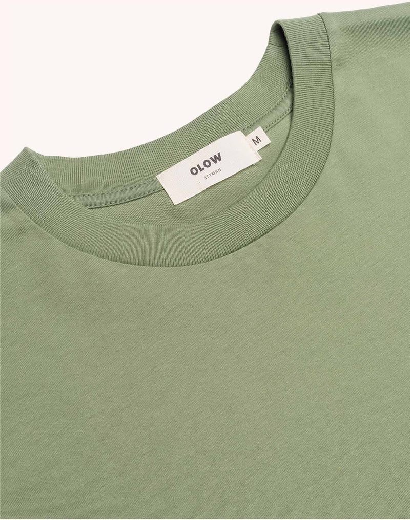 T-Shirt Cruising Vert Sauge en coton bio GOTS – OLOW