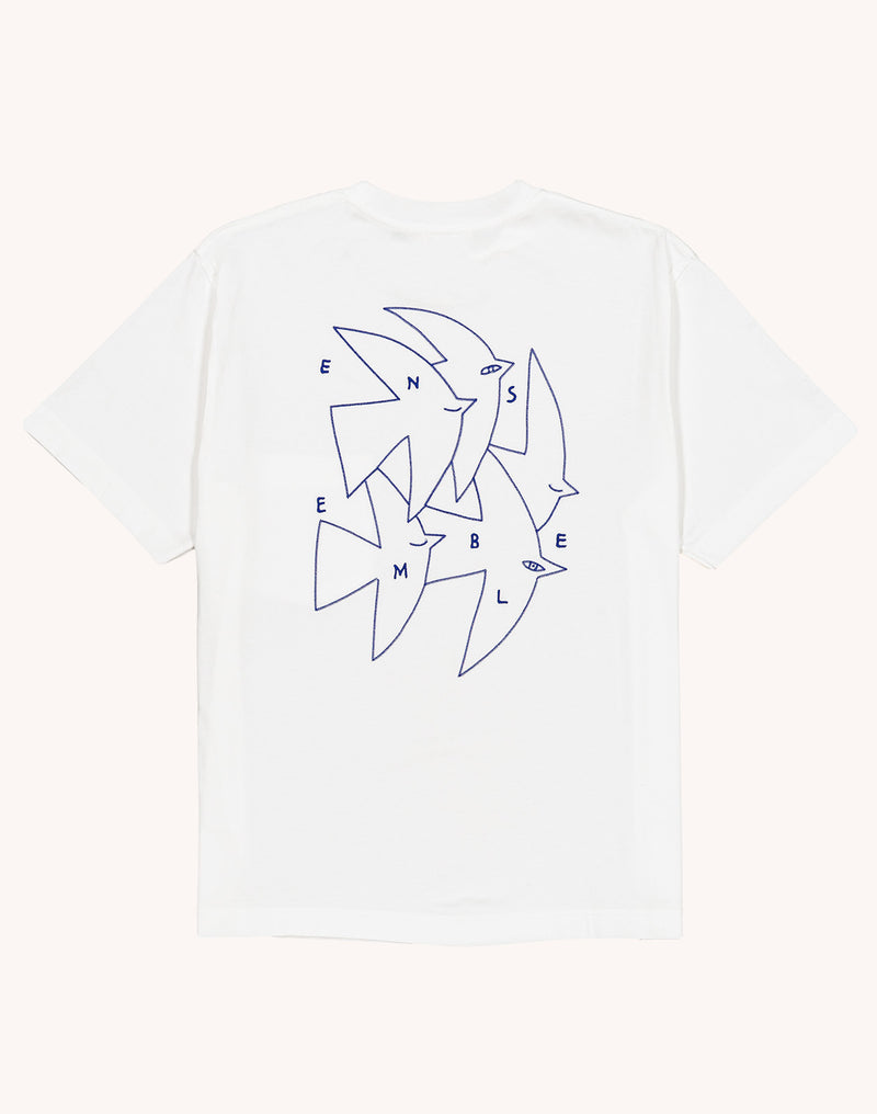T-Shirt Ensemble Écru en coton bio GOTS – OLOW
