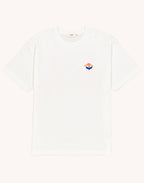 T-Shirt Evolve Écru en coton bio GOTS – OLOW