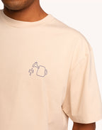T-Shirt Feed My Garden Crème en coton bio GOTS – OLOW