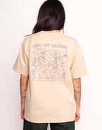 T-Shirt Feed My Garden Crème en coton bio GOTS – OLOW