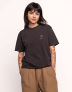 T-Shirt Flying Noir Carbone en coton bio GOTS – OLOW