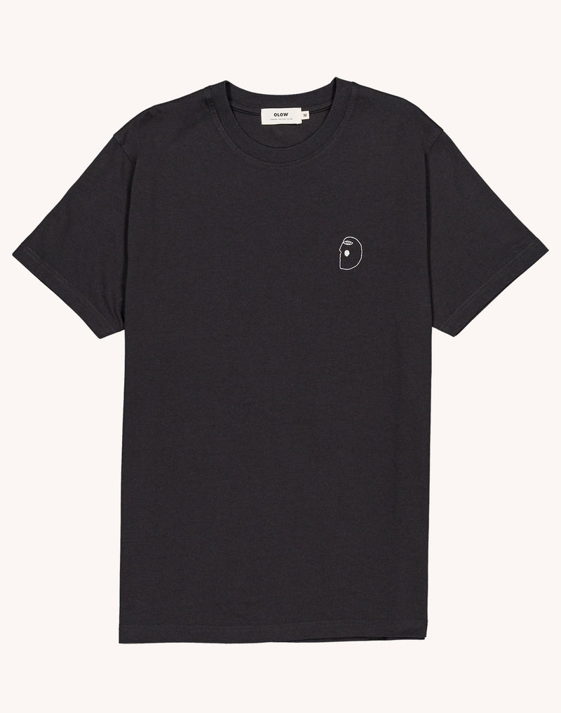 T-Shirt Flying Noir Carbone en coton bio GOTS – OLOW