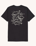 T-Shirt Flying Noir Carbone en coton bio GOTS – OLOW
