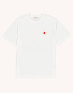 T-Shirt Happy Flower Écru en coton bio GOTS – OLOW