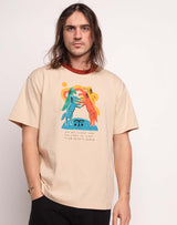 T-Shirt Heart Emotion Crème