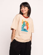 T-Shirt Heart Emotion Crème en coton bio GOTS – OLOW