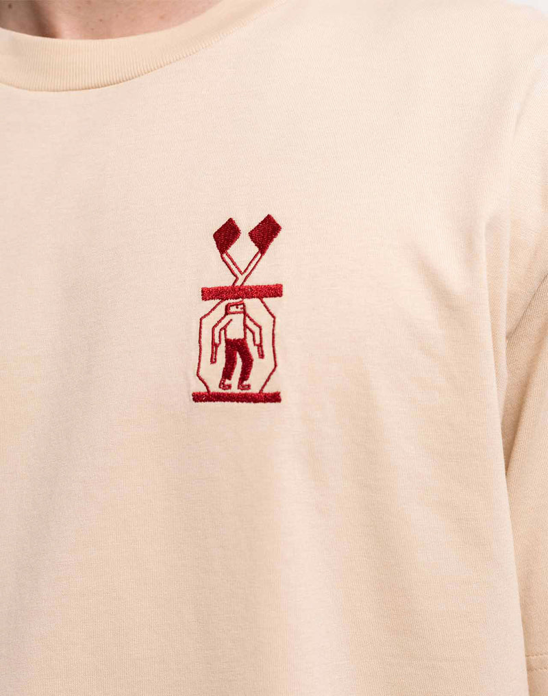 T-shirt Hey Buddy crème – OLOW