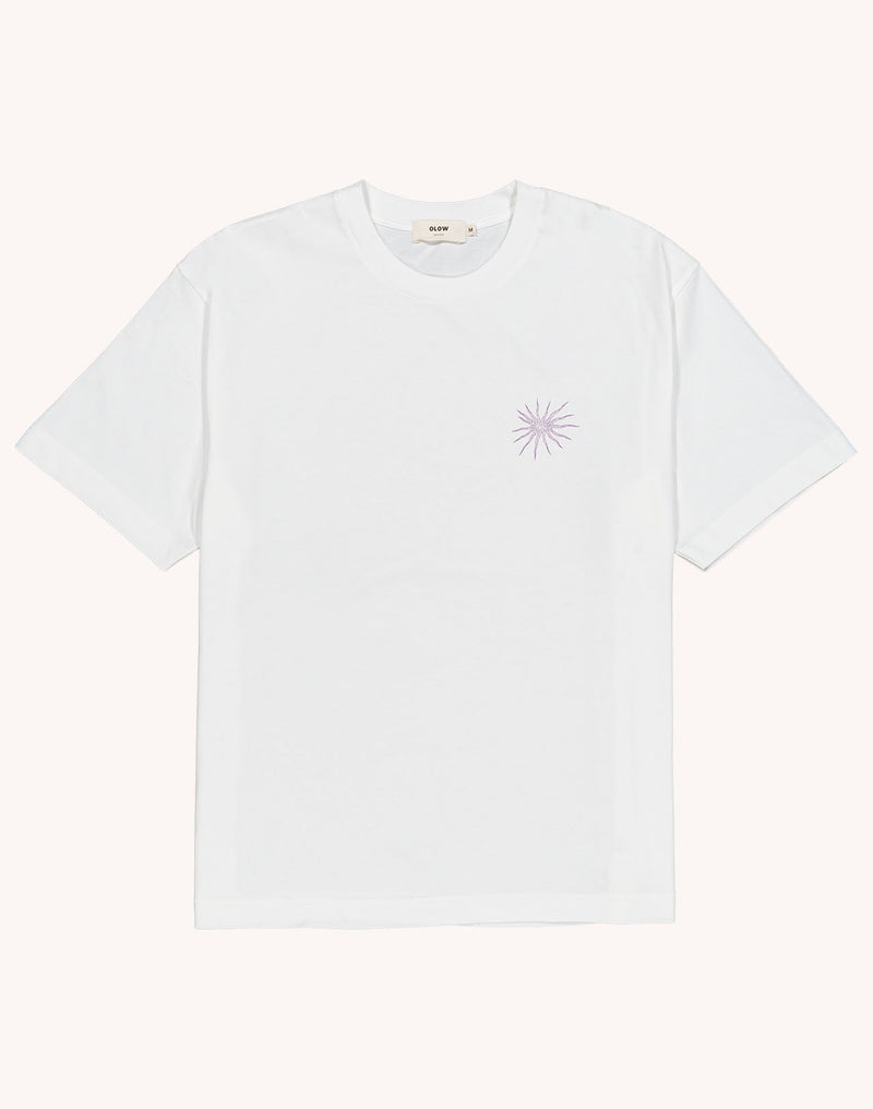T-Shirt Interconnexion Écru en coton bio GOTS – OLOW