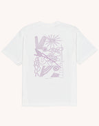 T-Shirt Interconnexion Écru en coton bio GOTS – OLOW
