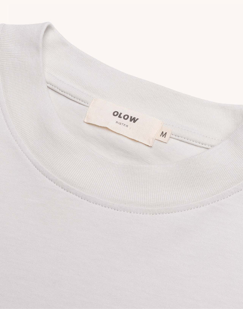 T-Shirt Interconnexion Écru en coton bio GOTS – OLOW