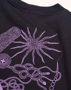T-Shirt Interconnexion Noir Carbone en coton bio GOTS – OLOW
