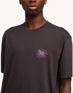 T-Shirt Interconnexion Noir Carbone en coton bio GOTS – OLOW