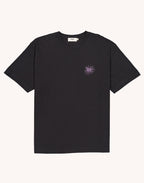 T-Shirt Interconnexion Noir Carbone en coton bio GOTS – OLOW