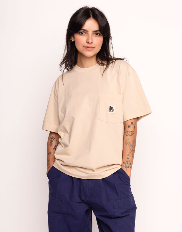 T-Shirt Japo Crème en coton bio GOTS – OLOW
