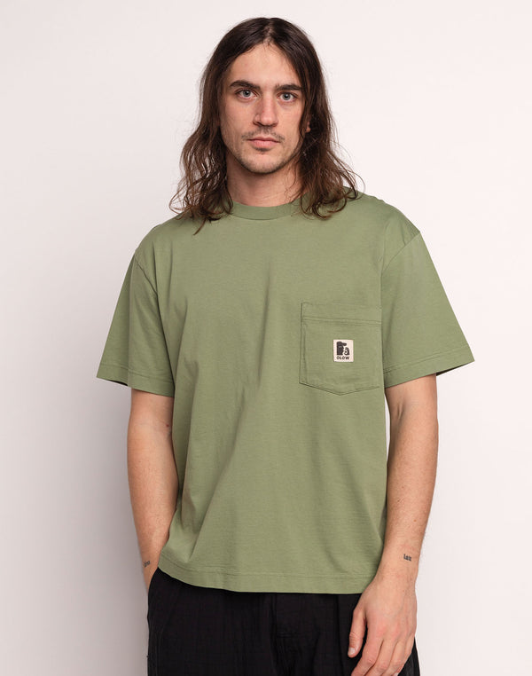 T-Shirt Japo Vert Sauge en coton bio GOTS – OLOW