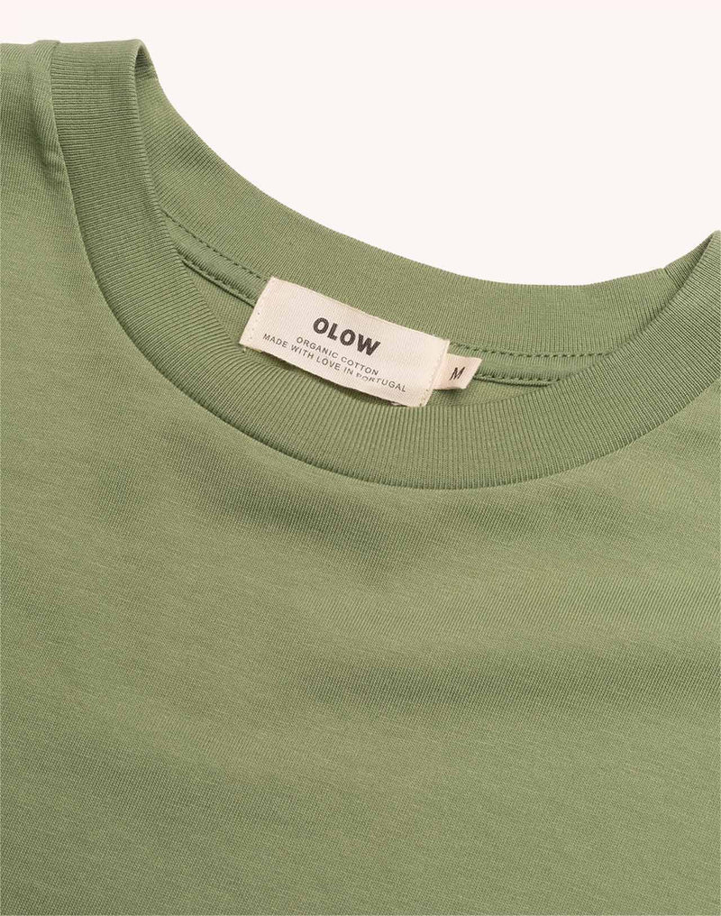 T-Shirt Japo Vert Sauge en coton bio GOTS – OLOW