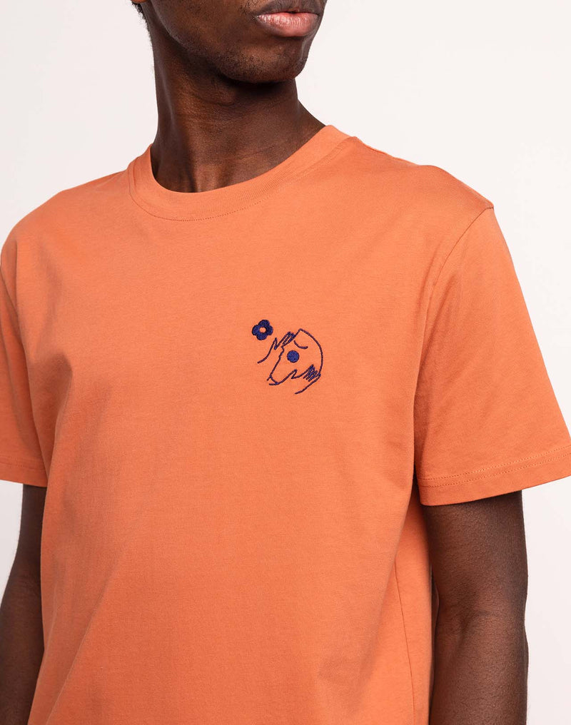 T-Shirt Let Go Mandarine en coton bio GOTS – OLOW