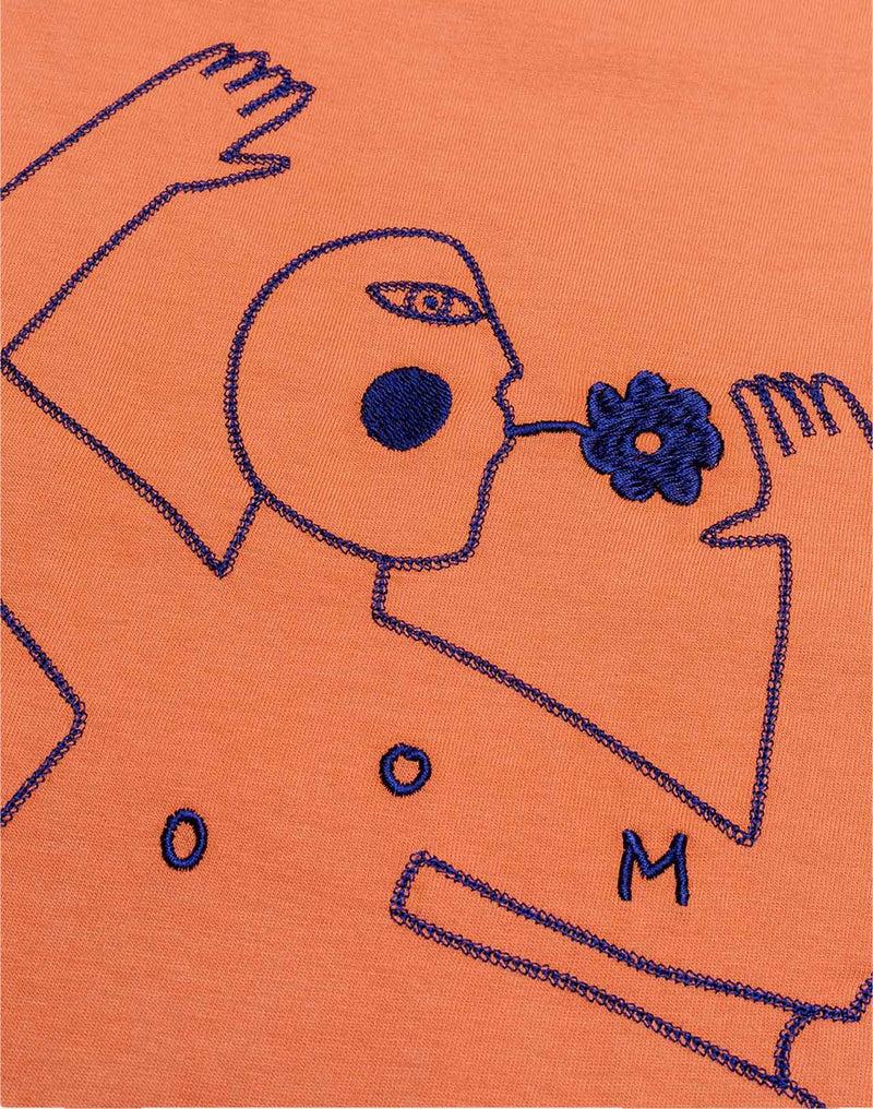T-Shirt Let Go Mandarine en coton bio GOTS – OLOW