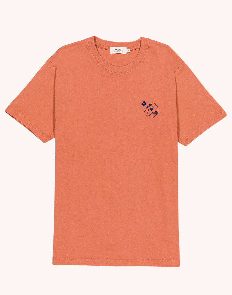 T-Shirt Let Go Mandarine en coton bio GOTS – OLOW