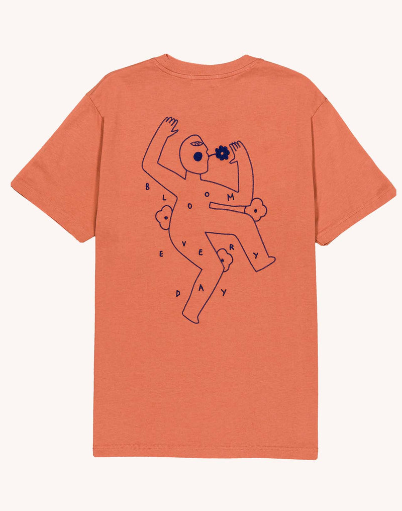 T-Shirt Let Go Mandarine en coton bio GOTS – OLOW