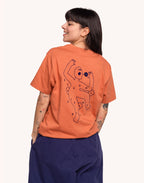 T-Shirt Let Go Mandarine en coton bio GOTS – OLOW