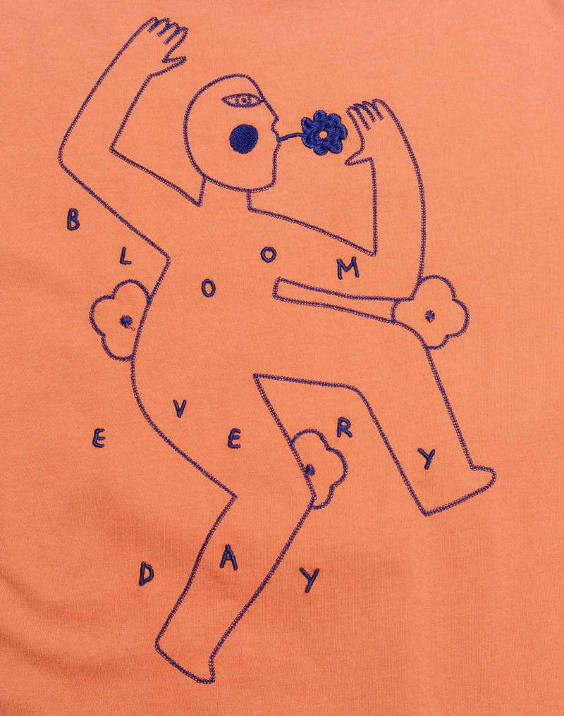 T-Shirt Let Go Mandarine en coton bio GOTS – OLOW