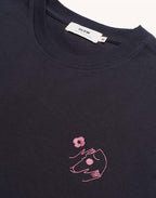 T-Shirt Let Go Noir Carbone en coton bio GOTS – OLOW