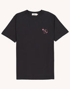 T-Shirt Let Go Noir Carbone en coton bio GOTS – OLOW